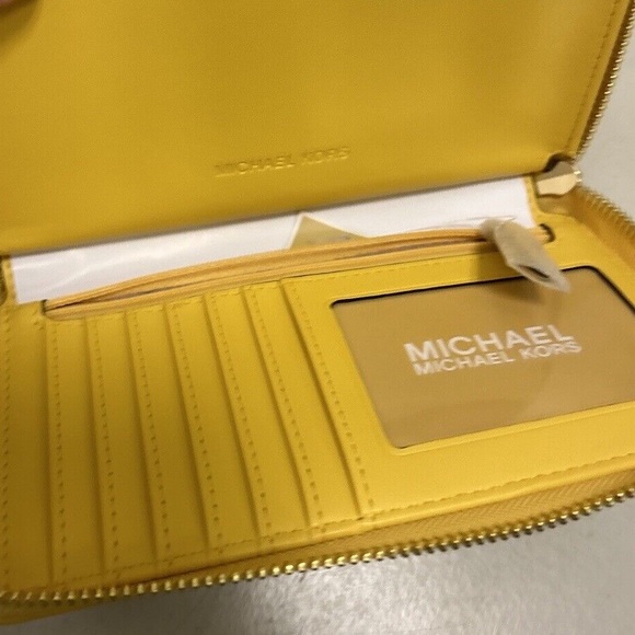 Michael Kors Wallet Golden Yellow NWT - Picture 3 of 8